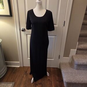 G.I.L.I Black Maxi Dress Bodycon Size S